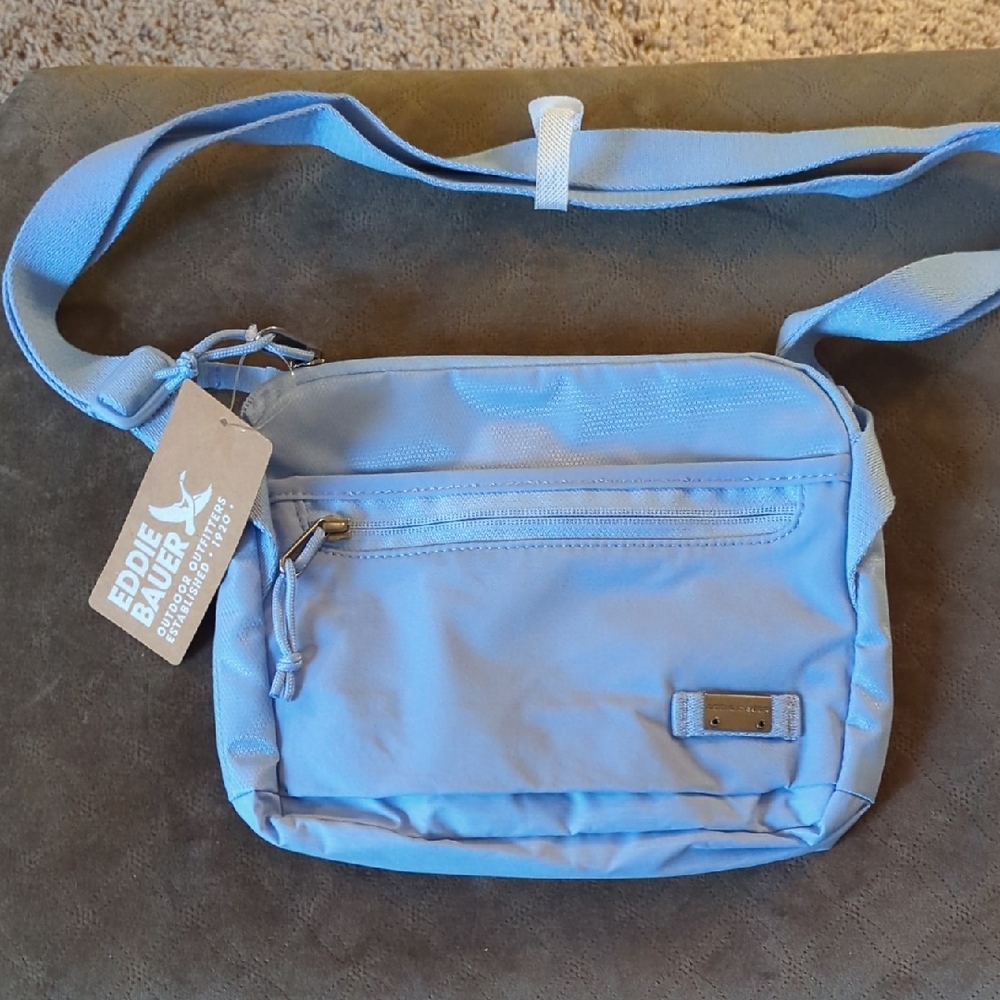Eddie Bauer Sky Blue Messenger Bag